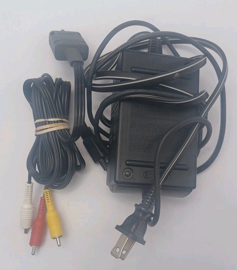 Nintendo GameCube Platinum Console -Controller- Cords Included DOL 101
