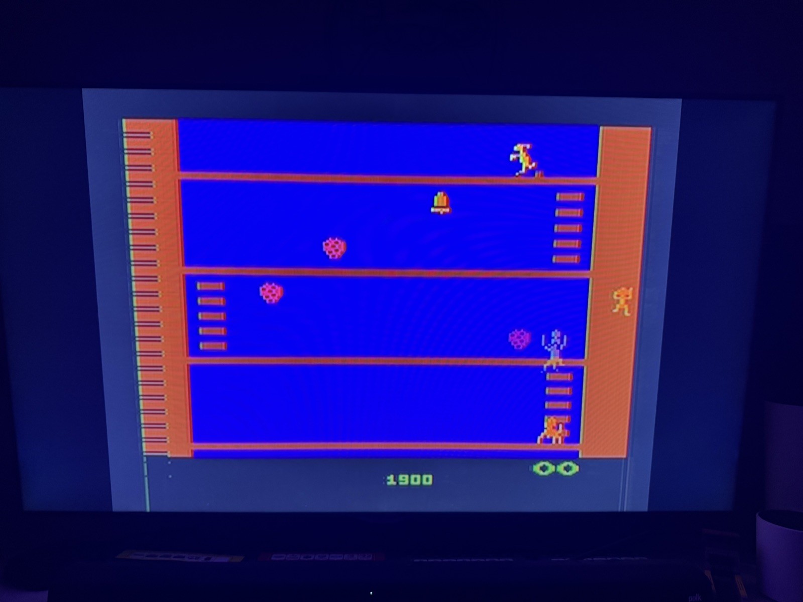 Atari 2600 Jr Rainbow Console w/ Upgraded 3.5mm Discreet A/V Composite Mod