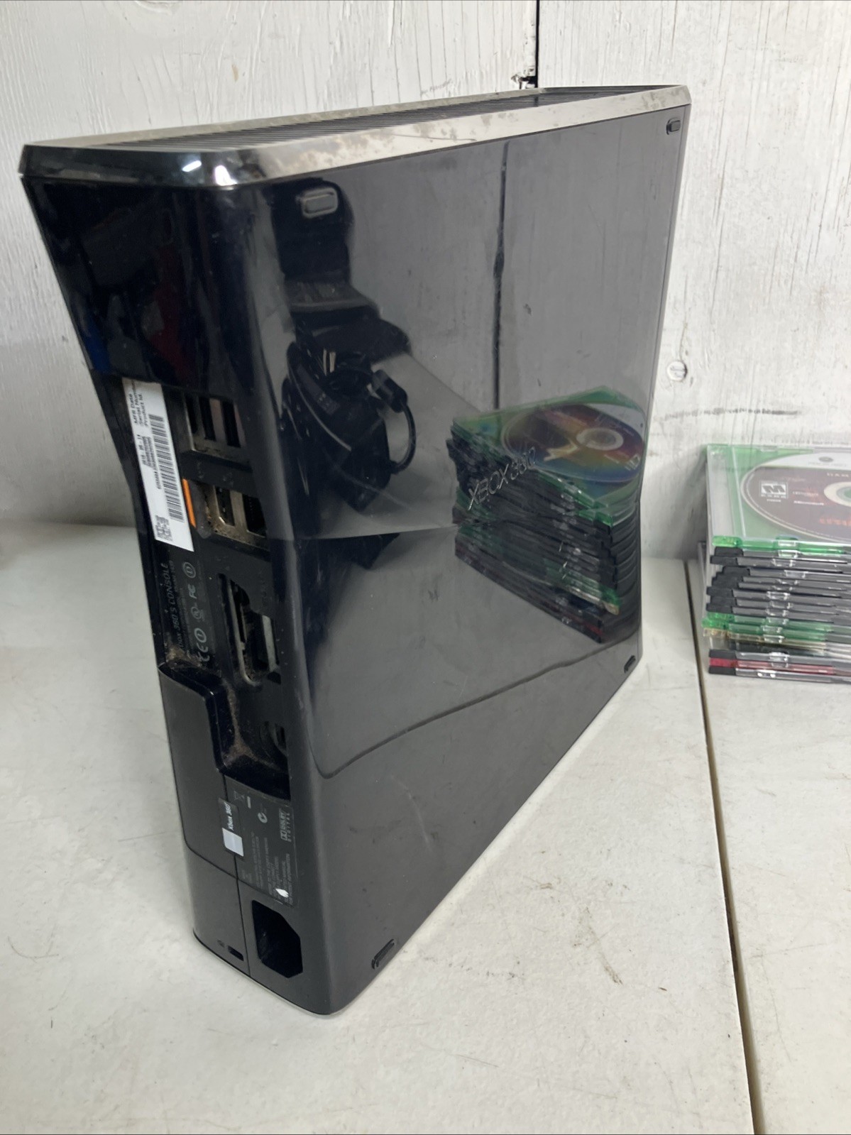 Xbox 360 S Slim Bundle 1439 Console 250GB 15 Games Fallout 3 Resident Evil 5