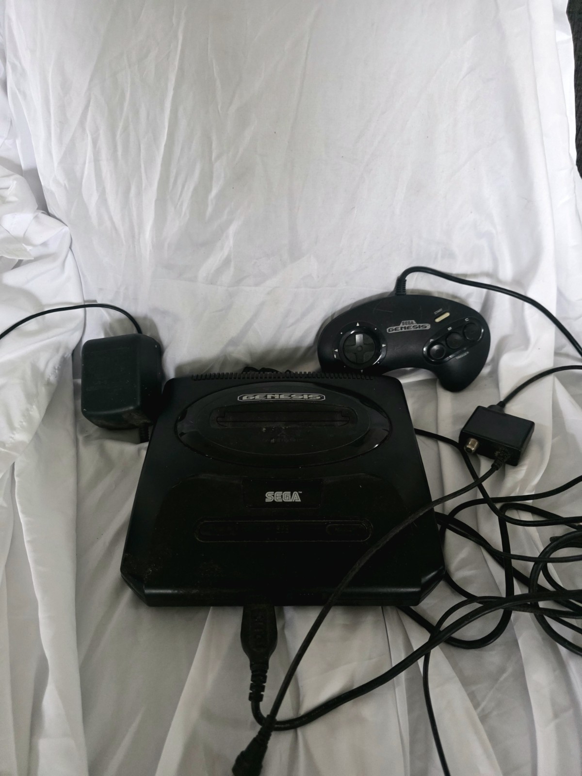 SEGA Genesis Console Bundle w/ Controller, Power Supply & RF Adapter, Black