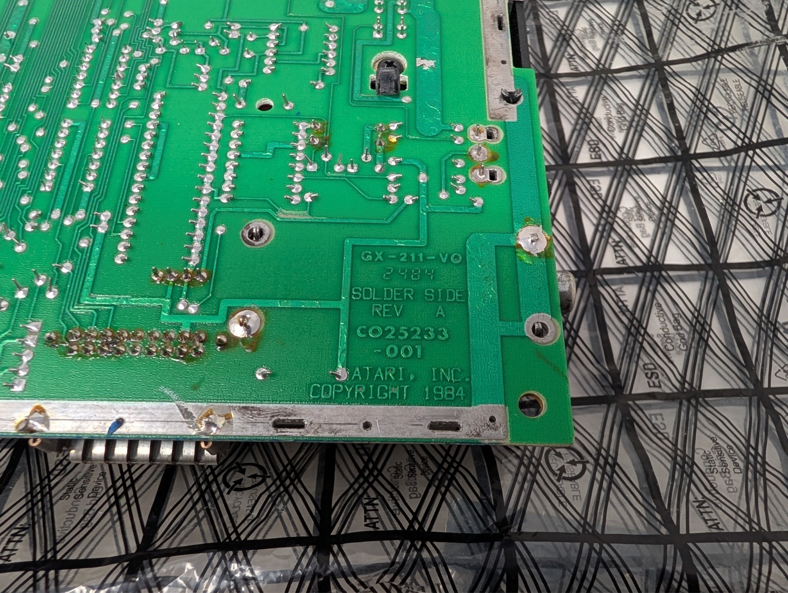 Atari 7800 Main Board/Motherboard Socketed Chips Fully Tested