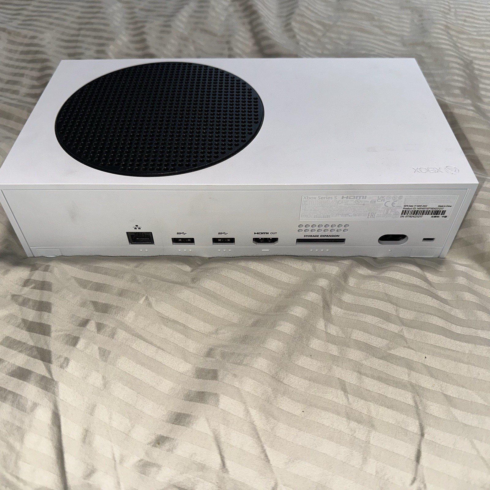Microsoft Xbox Series S Home Console – White/Black HDMI USB-A Ethernet