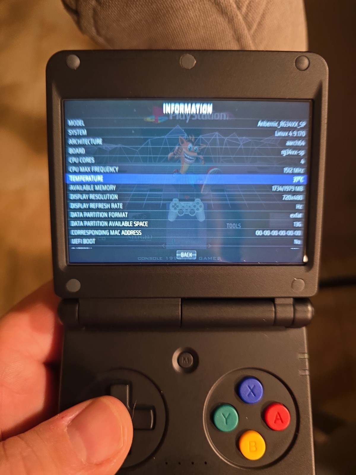 Anbernic RG34XXSP 64GB 2GB RAM