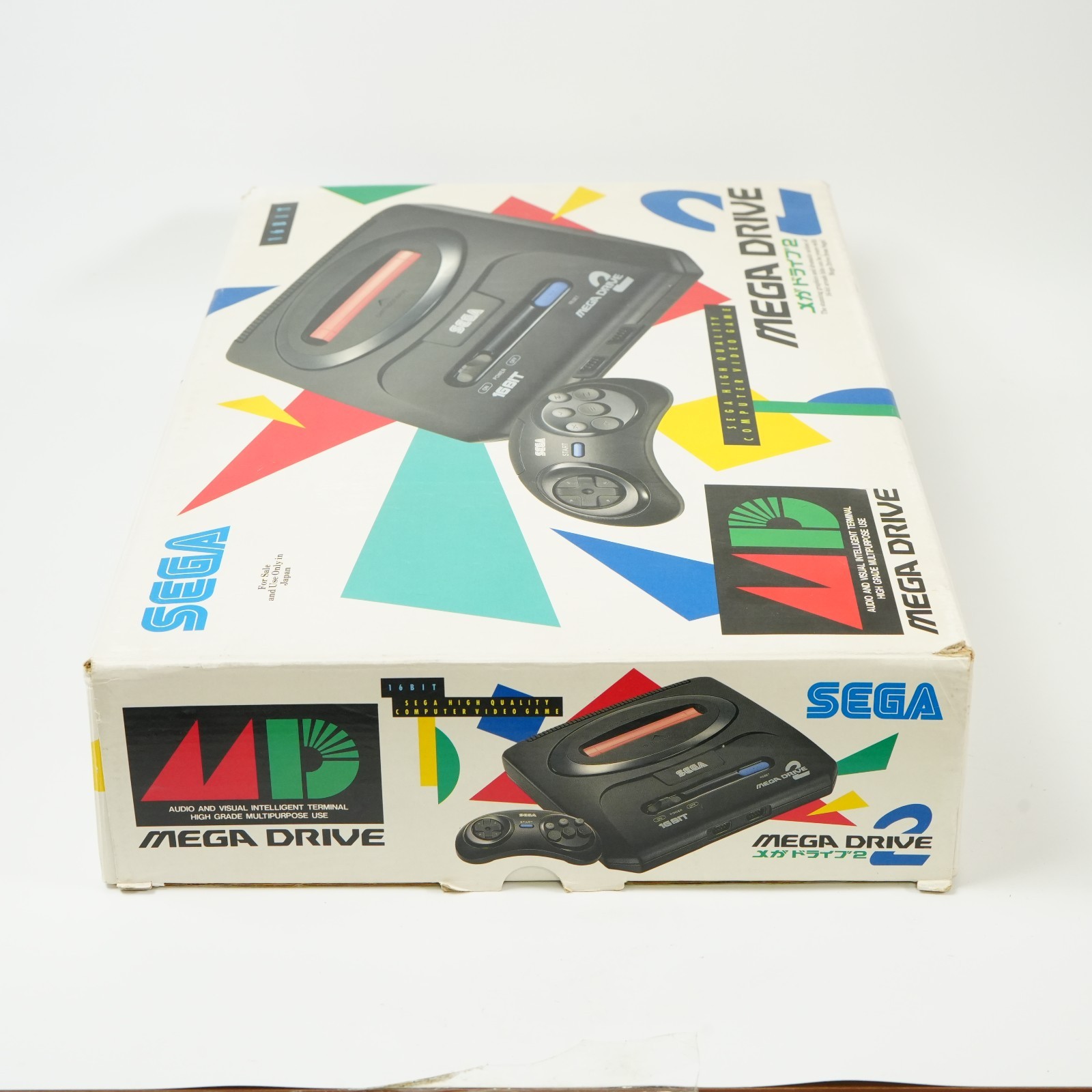 SEGA MEGA DRIVE 2 HAA-2502 NTSC-J Japan Console USB-C Power MOD TESTED w/ Box