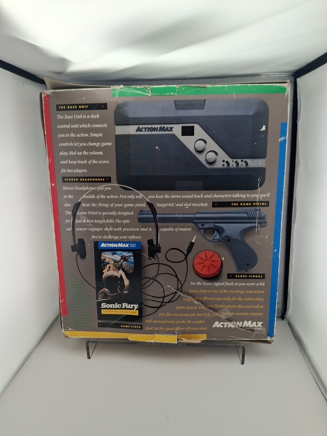 1987 Action Max The First Real Action Game System New Condition In Box No Headph