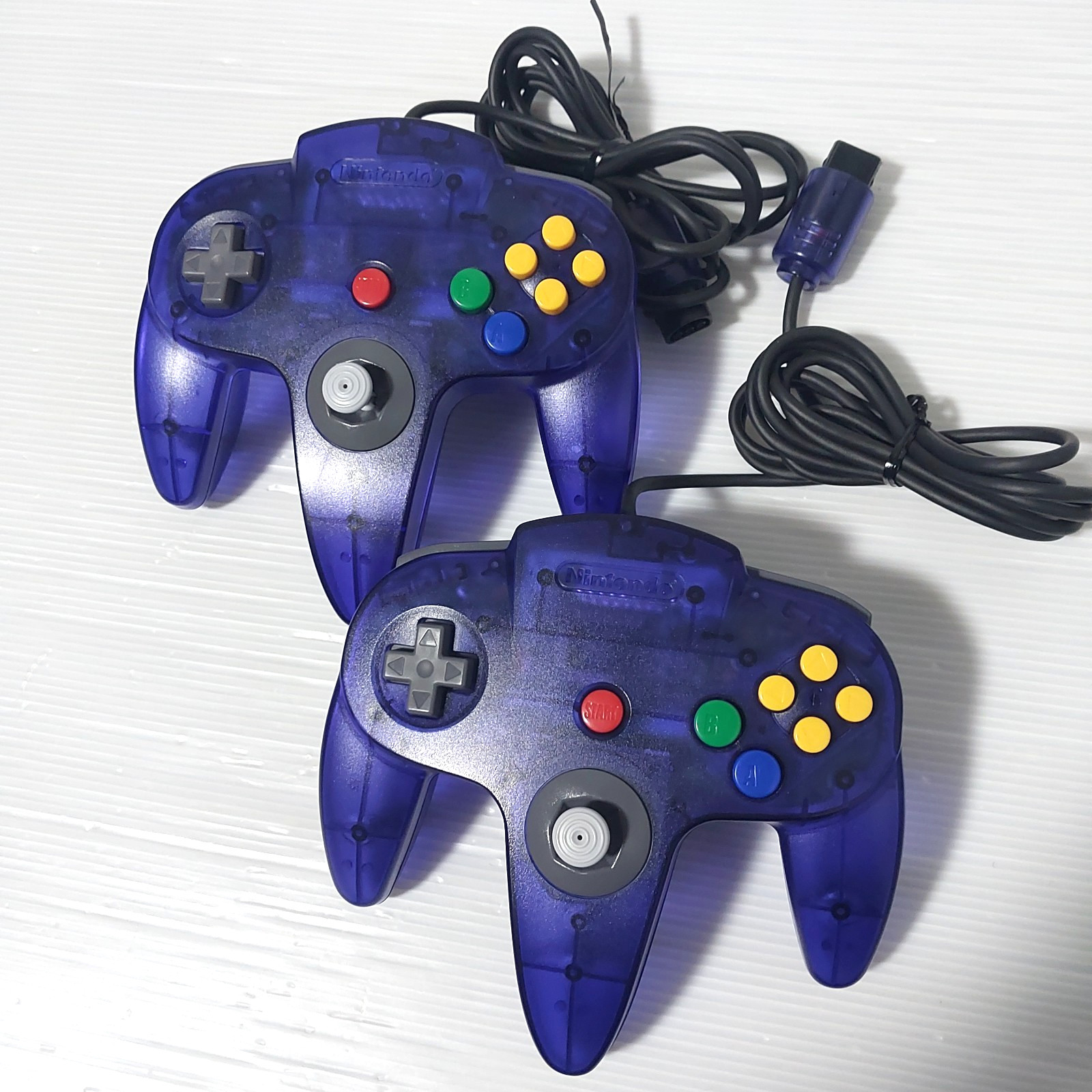 Nintedon64 N64 Midnight Blue Console NUS-001 Region free w/ 2 controllers Japan