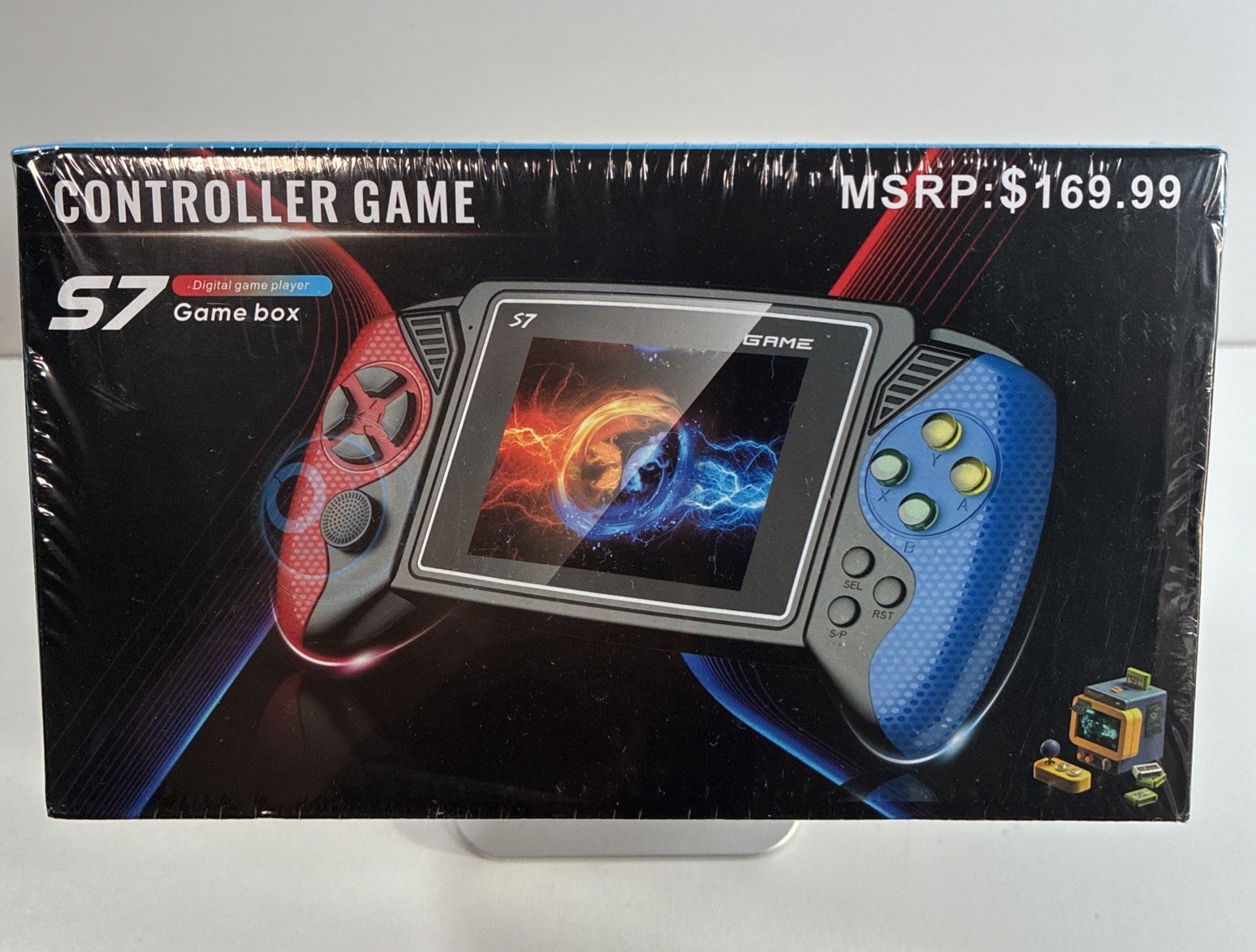 S7 Handheld Retro Game Console – 620 Built-In Games – New