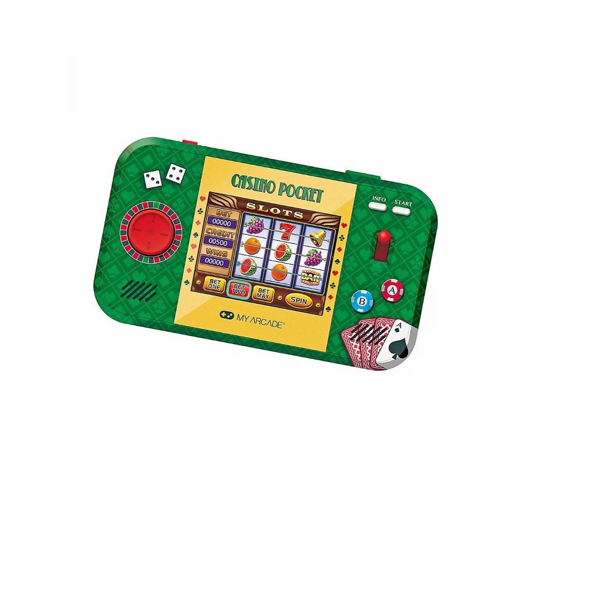 My Arcade Casino Pocket w/ 30+ Different Games 3.5″ Full-Color Display DGUN-3948