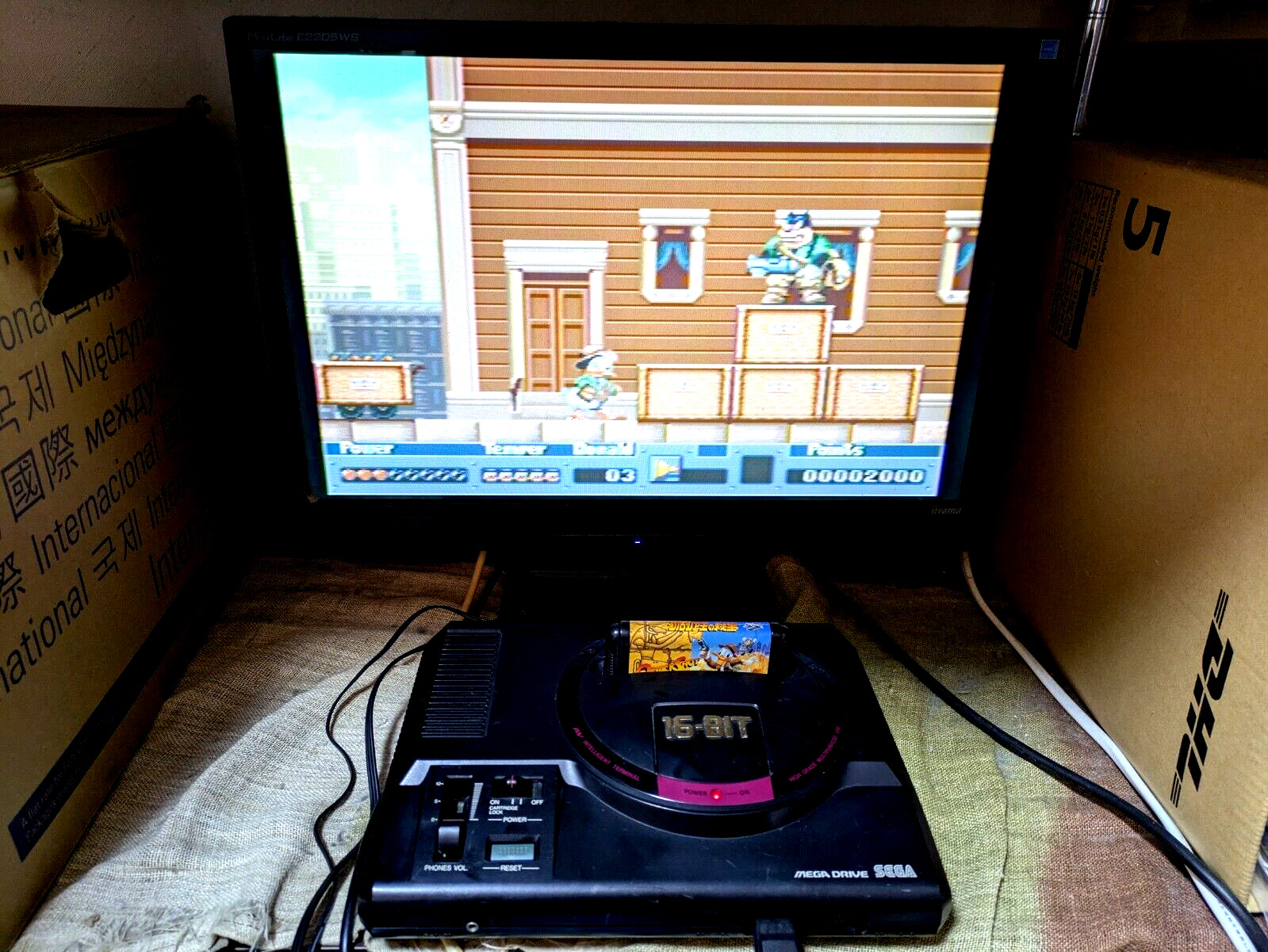 SEGA Mega Drive Console 16BIT Magical☆Taruto-kun Donald Duck Japan
