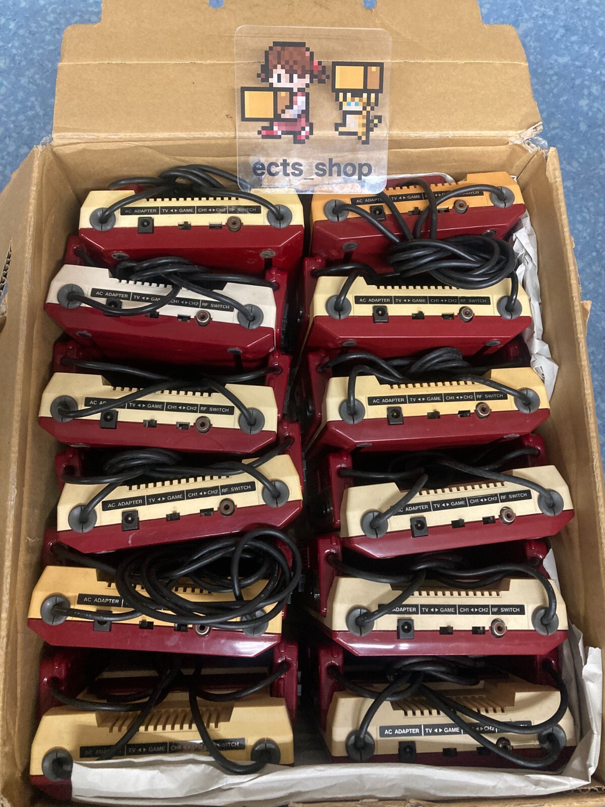 Famicom Console LOT of 6 for Parts Untested Nintendo family computer Junk Japan