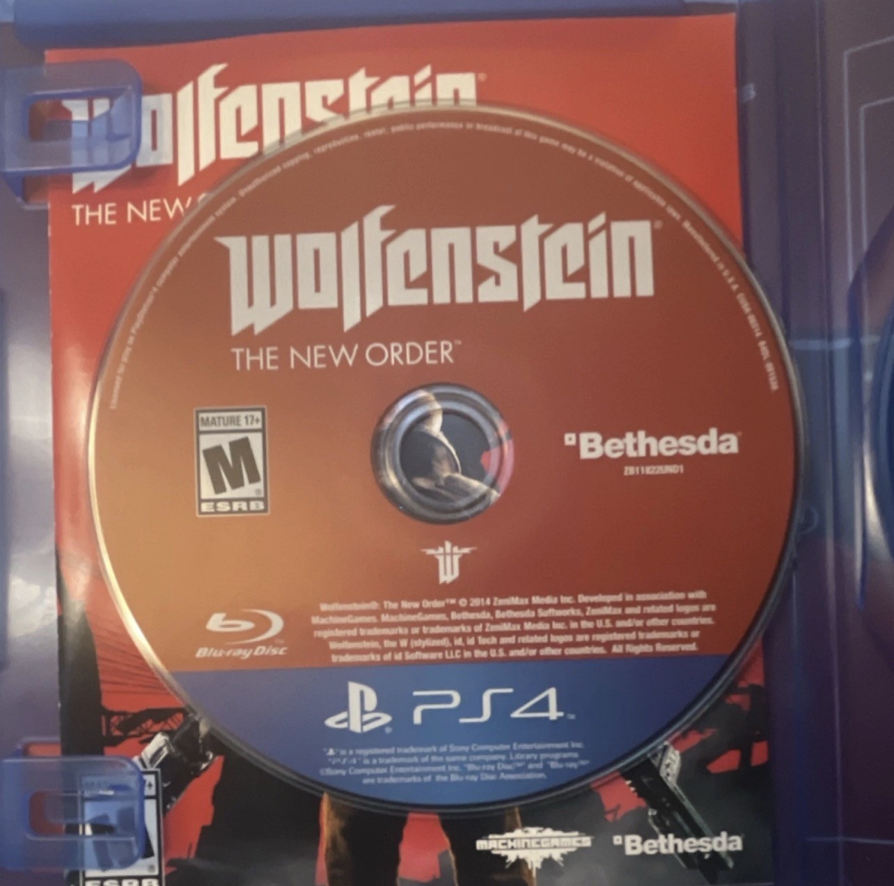 Working PS4 500GB console, w/power cord, PS4 controller, and 5 PS4 games