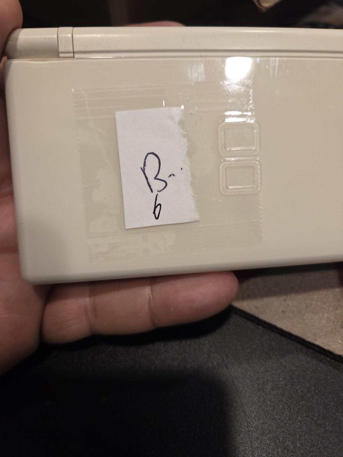 Nintendo DS Lite USG-001 JPN White Handheld Console Stylus & Cable