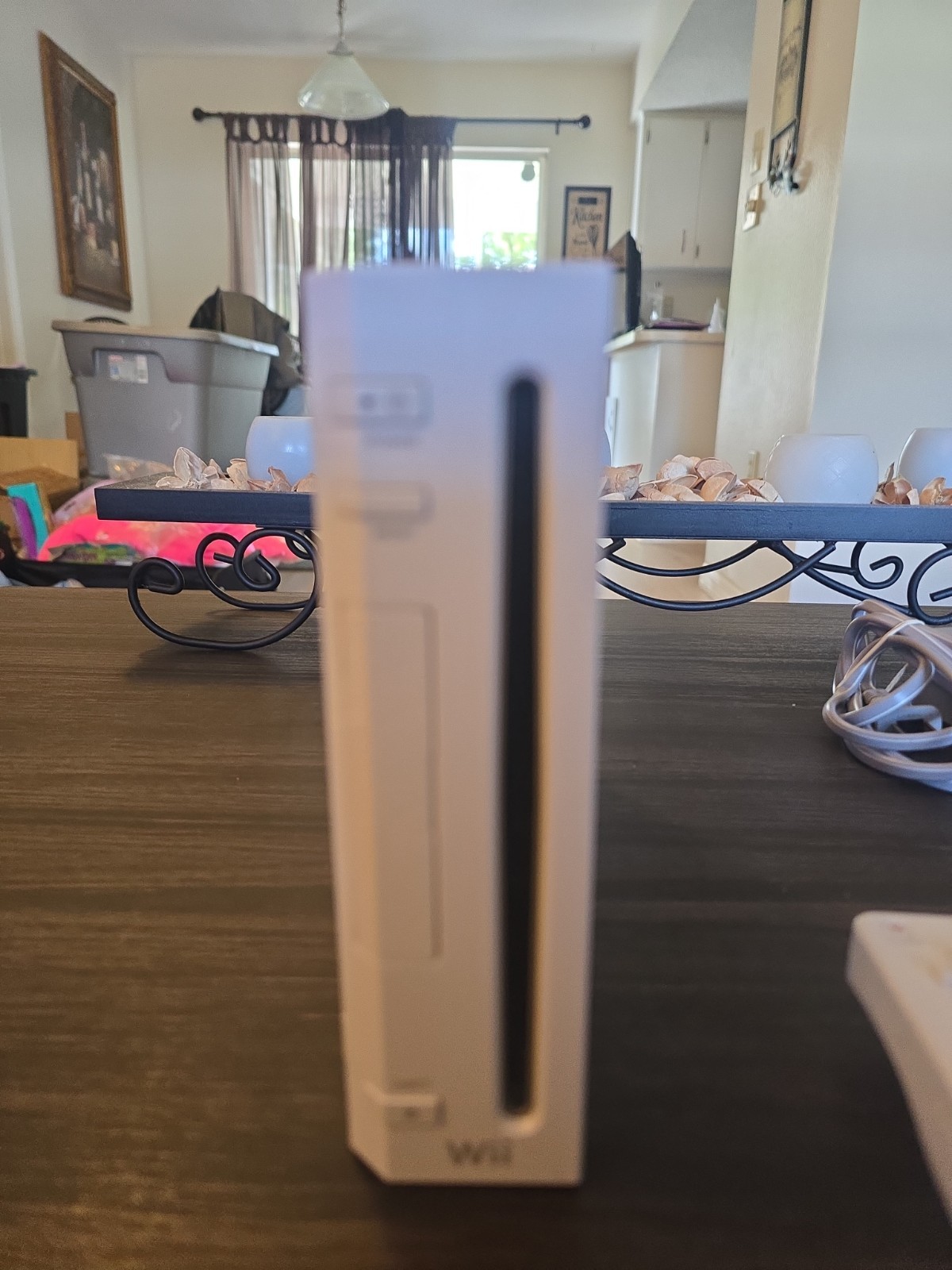 Nintendo Wii RVL-001 White Console w/ 2 Controllers Cables Wii Sports Tested