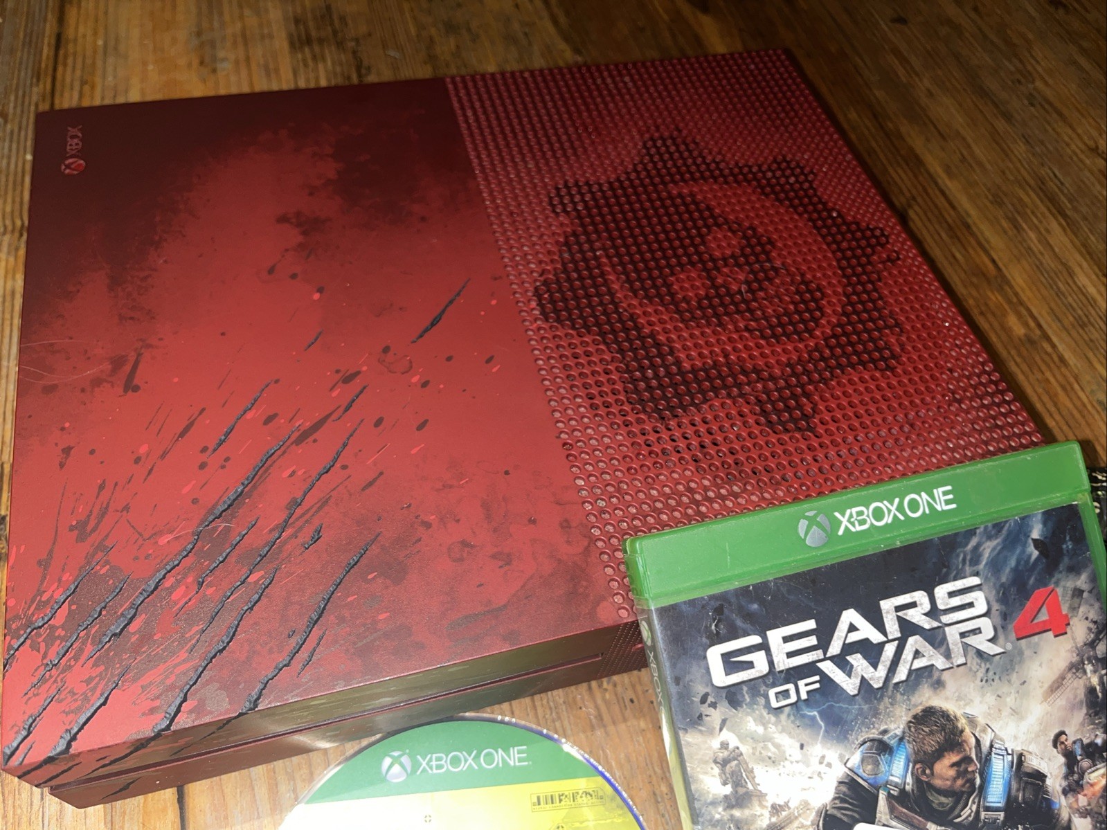 Microsoft Xbox One S Gears of War 4 Limited Ed 2TB w/ 20+ Games Custom Control