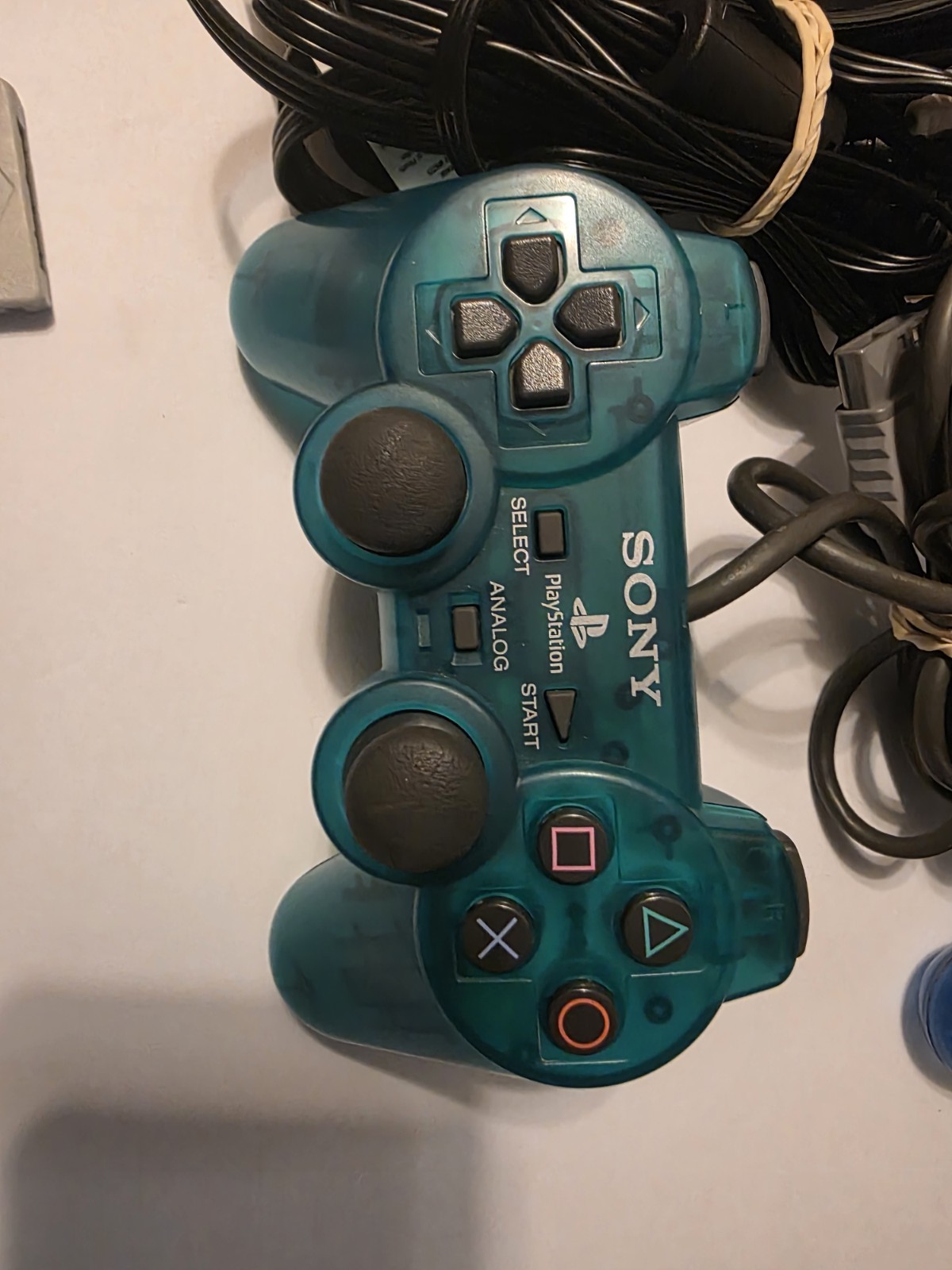 Sony PlayStation 1 Lot One Console One Game And Two Controllers See Description