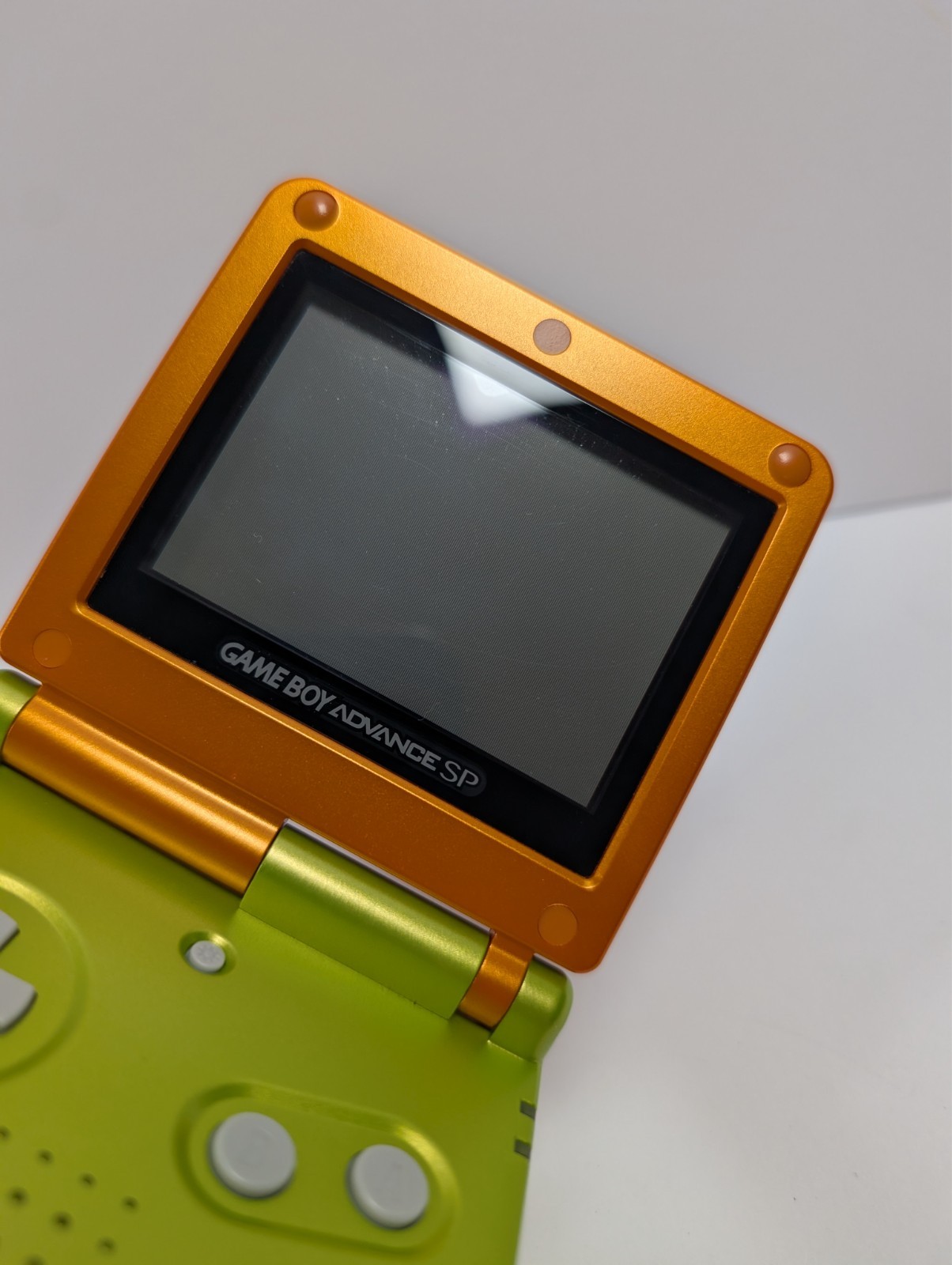 Nintendo Game Boy Advance SP GBA SP Lime Green & Orange Shrek Edition AGS-001