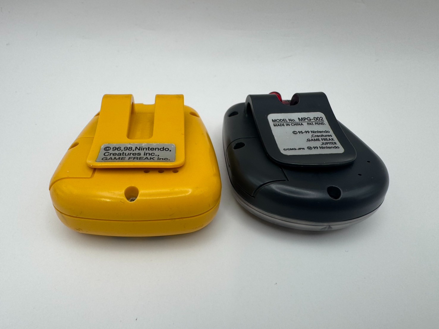 Pocket Pikachu Color Yellow &Clear 2 set Pedometer Pokemon Japan Tested