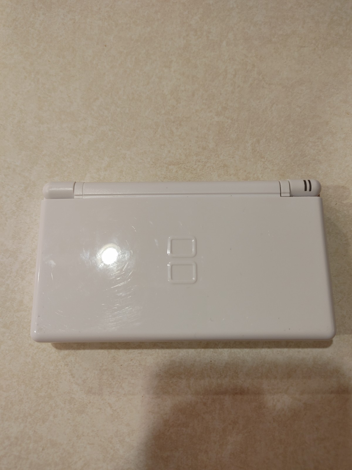 Nintendo DS Lite USG-001 Polar White w/stylus gba dust cover all OEM