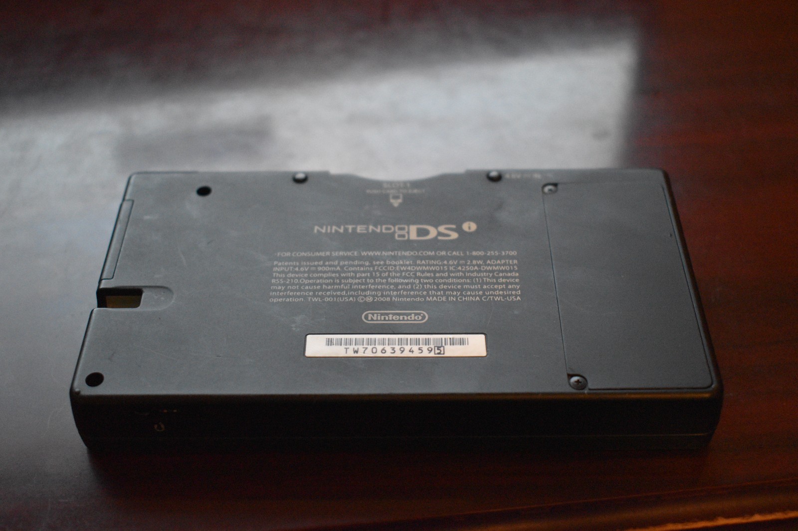 Nintendo DSi – Matte Black NTSC U/C, good condition, no stylus, no charger