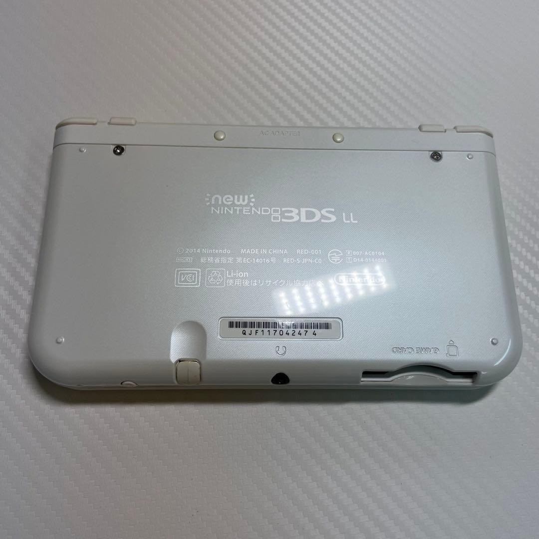Nintendo New 3DS LL Pearl White Console Tested Excellent Condition 6955