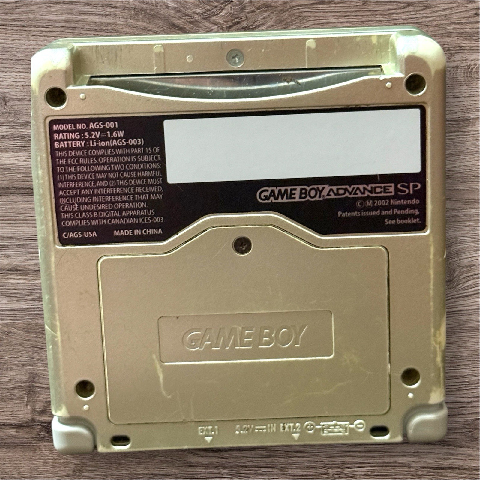 Nintendo Game Boy Advance SP – Silver Model No. AGS-001 (No Battery)