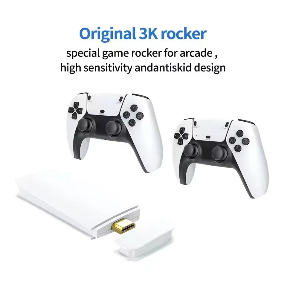 M15 Game Stick 4K TV Console 64GB 20000 Games Wireless Controller