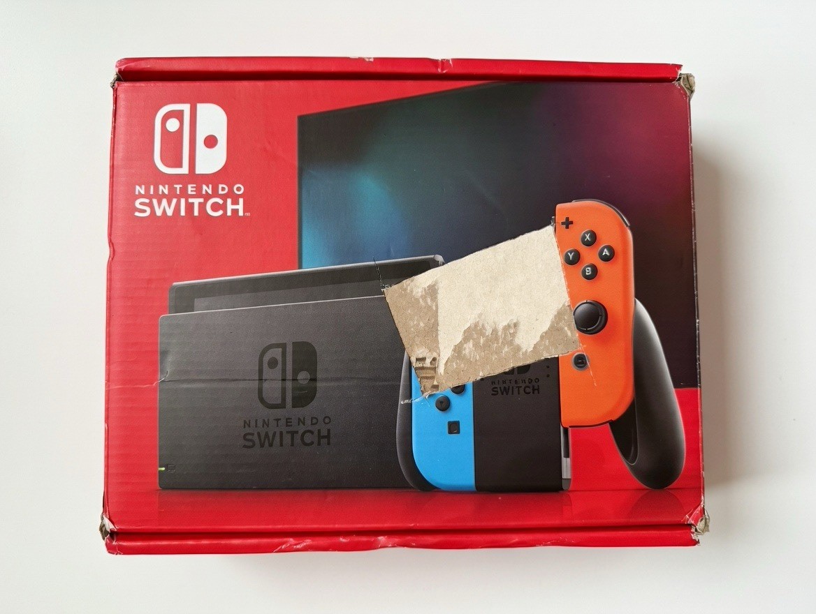 Nintendo Switch Black (JAP VERSION) Console Gray JoyCons *NEW -See Box* US PLUG