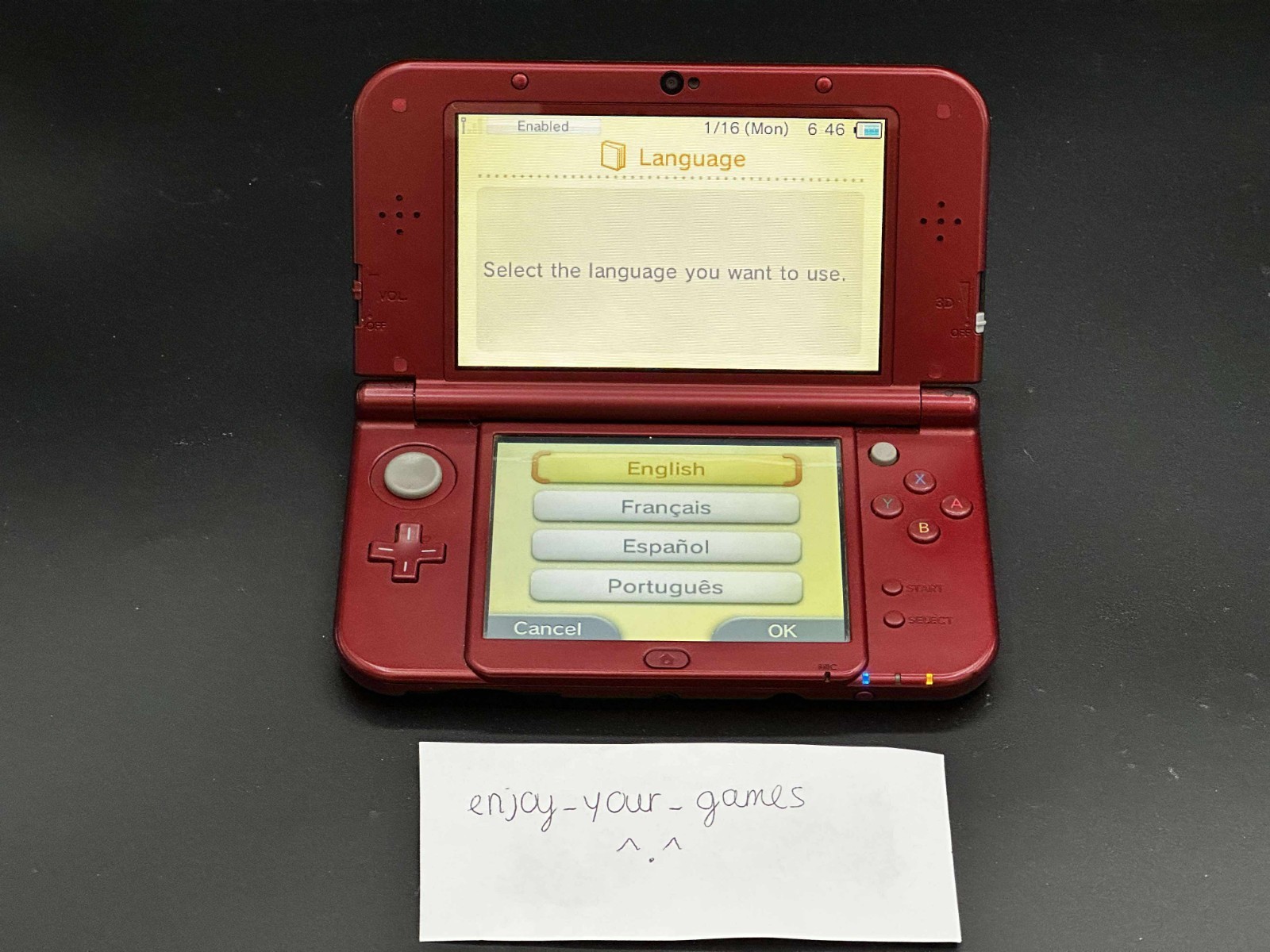Nintendo New 3DS XL LL Red | English | Charger | USA Seller – SHIP IN 1-DAY
