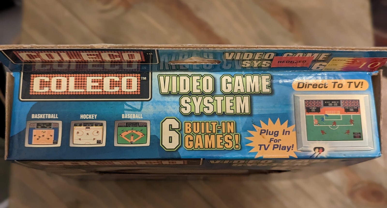 NEW Coleco Video Game System Plug N Play 6 Built In Games NOS #60400