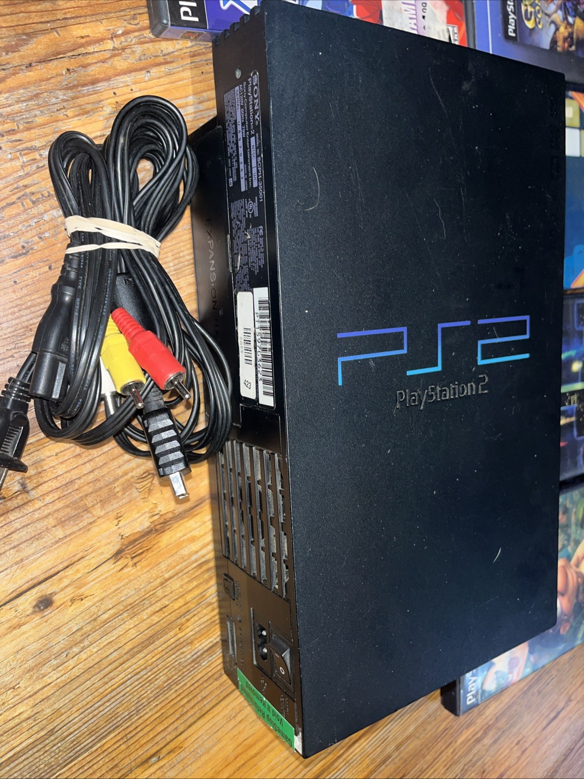 Sony PlayStation 2 PS2 Fat SCPH-35001 Console Bundle 22 Games Tested & Working