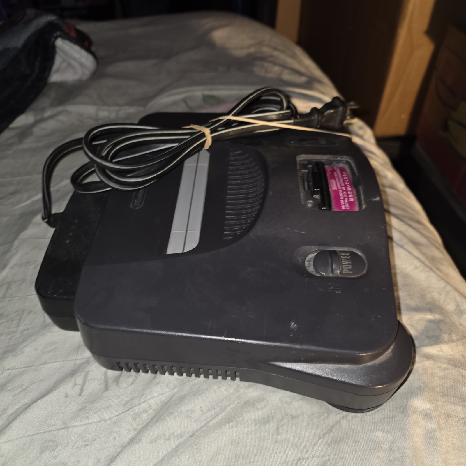 Nintendo 64 System 32MB Home Console – Charcoal Gray Working