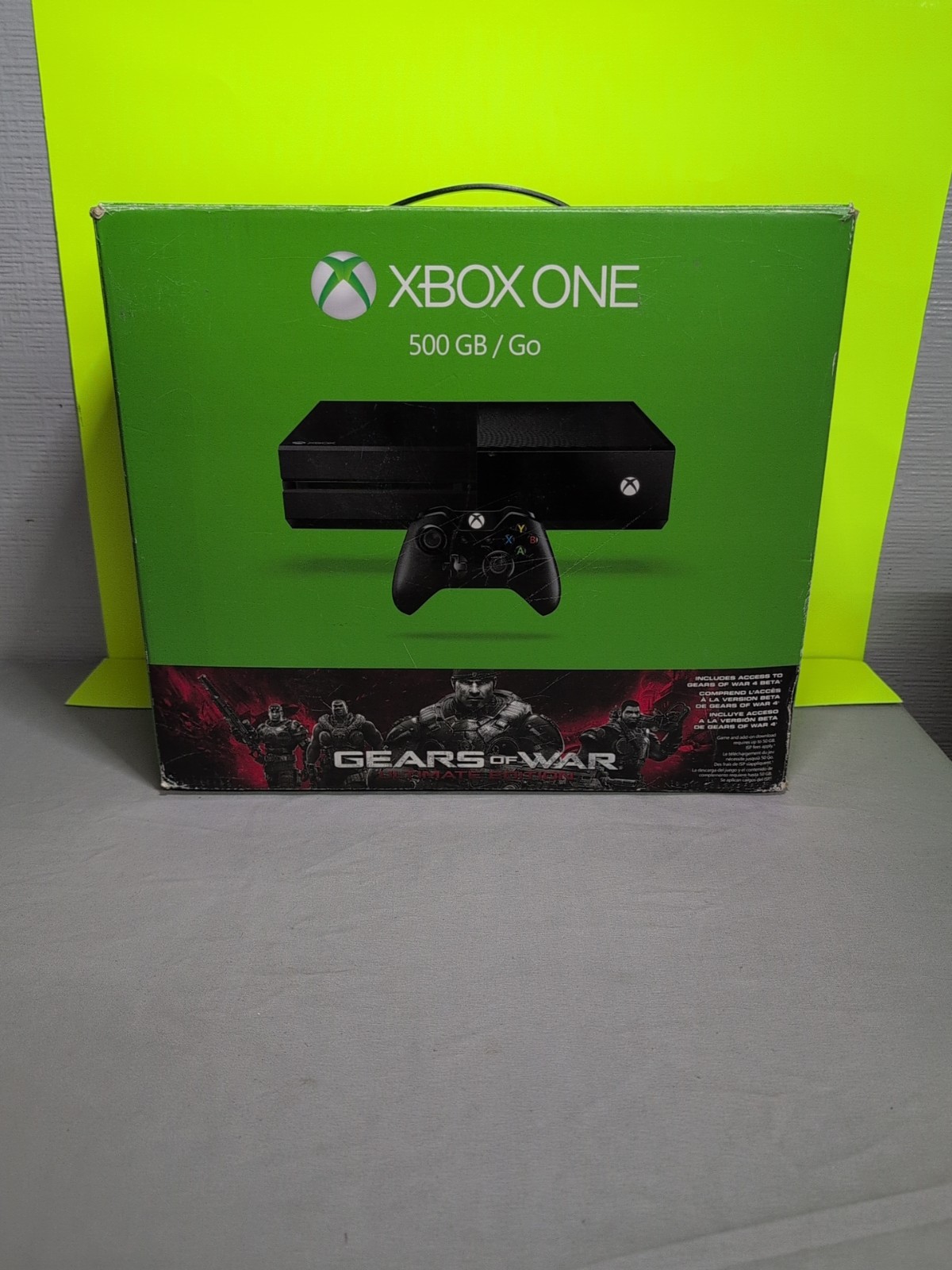 Xbox One 500GB Gears of War Ultimate Edition Console Box Only (NO CONSOLE)