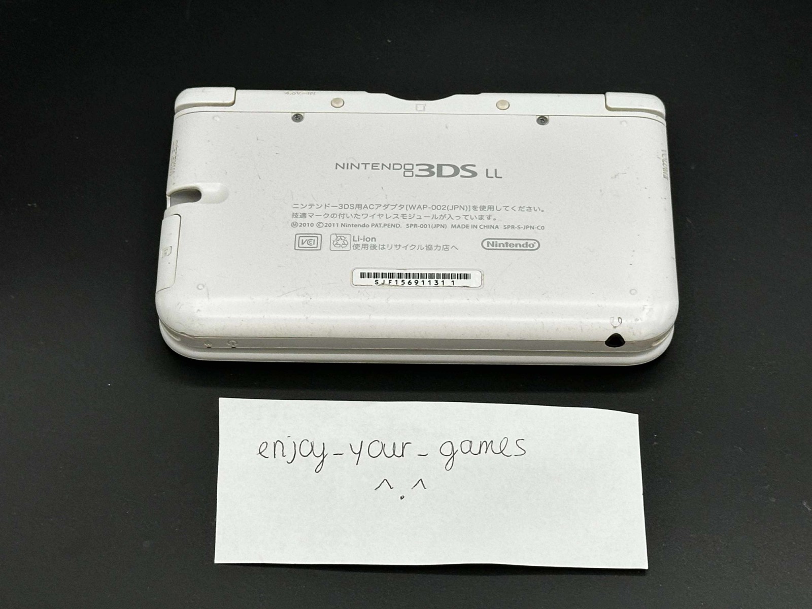 Nintendo 3DS XL LL White | English | Charger | US Seller-SHIP IN 1-DAY
