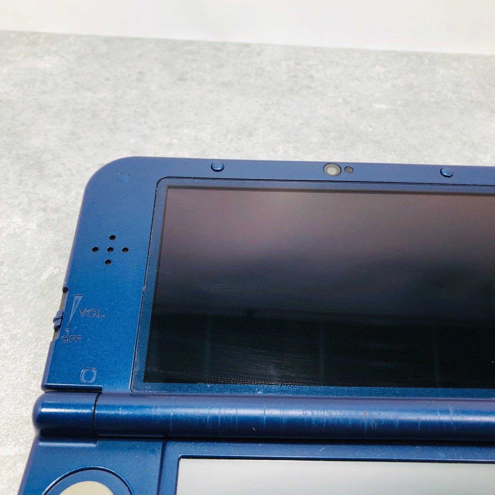 [Ex+3] Nintendo New 3DS LL XL console Metallic Blue RED-001 Japan NTSC-J 06-33