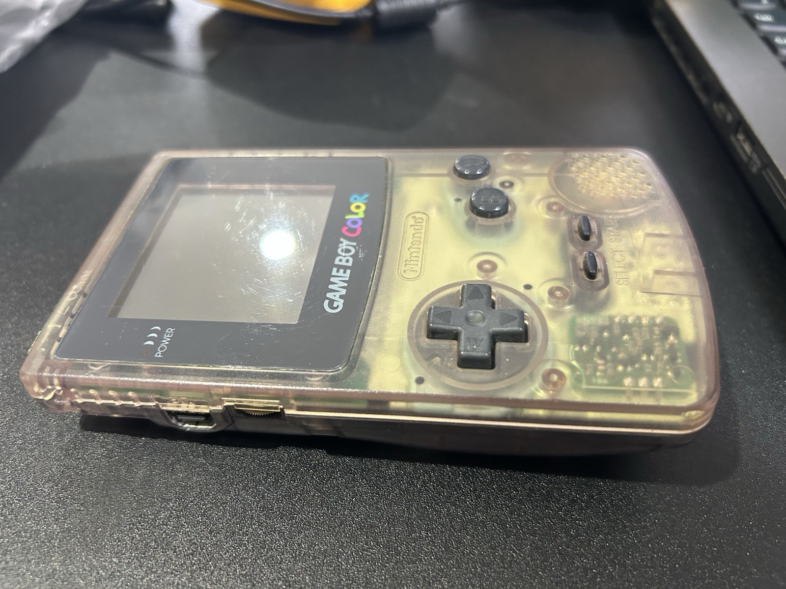 Game Boy Color Atomic Purple Nintendo Skeleton CGB-S-SA GCB-001