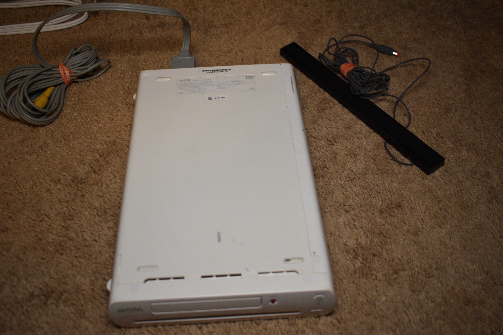 Nintendo Wii U WUP-001(02) 8GB White Console System Bundle Not Tested As-Is