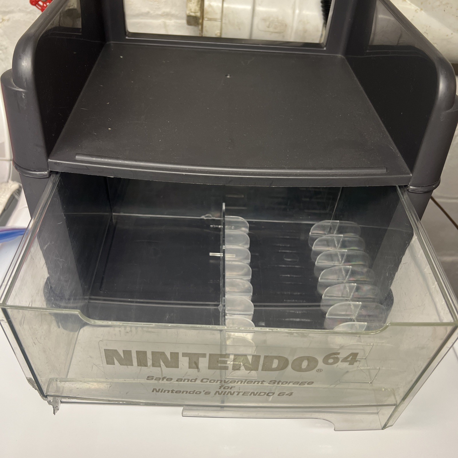 Authentic Original Nintendo 64 Storage Cart For Games – Made In Japan
