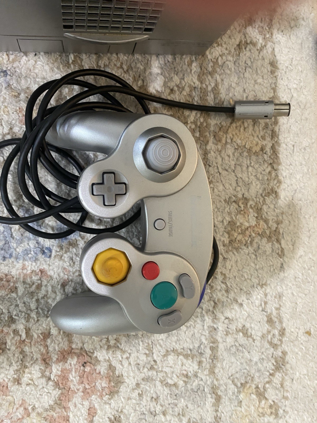 Nintendo GameCube Platinum Console OEM Controller AV Power 128MB Memory Card