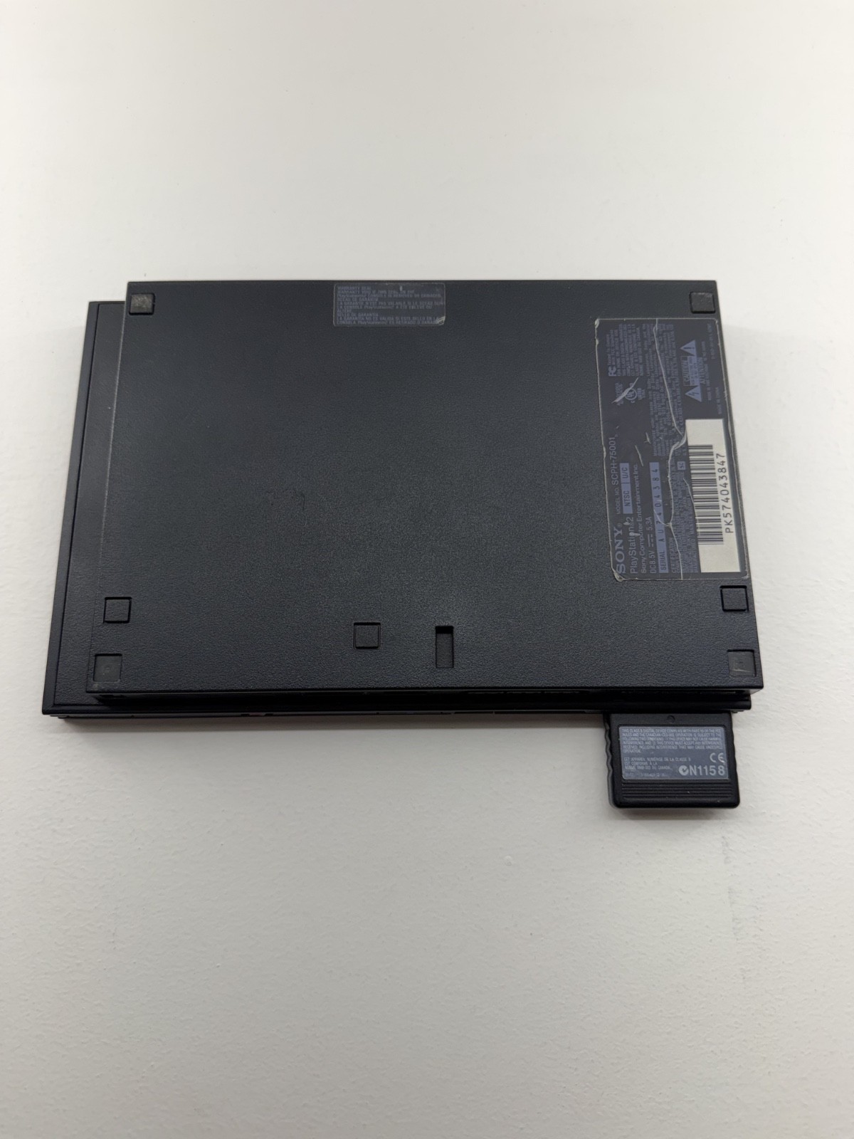 Sony PlayStation 2 Slim Launch Edition Charcoal Black Console (Fast Shipping!)