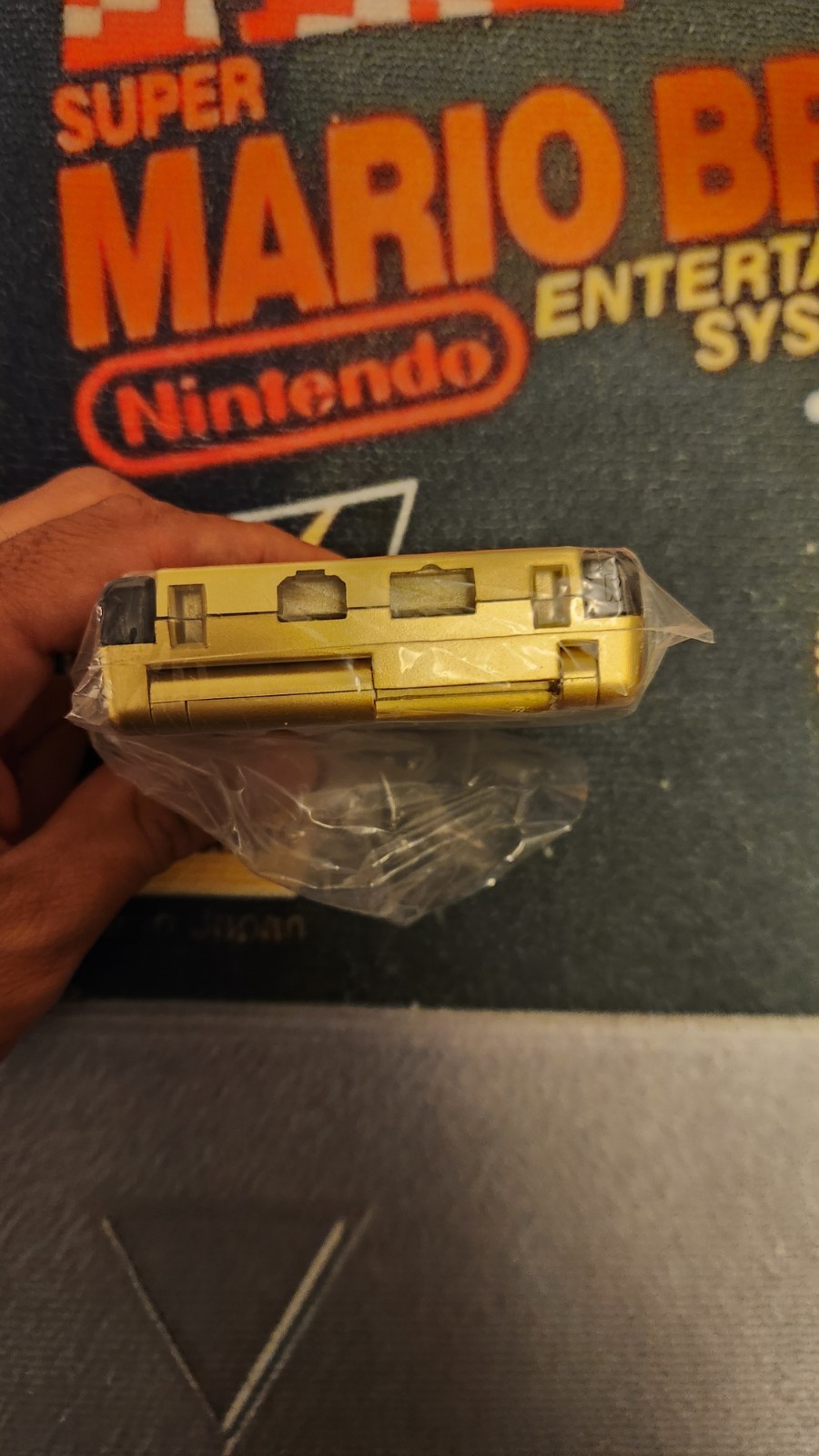 Nintendo Game Boy Advance SP Gold Triforce Edition Reshell Kit