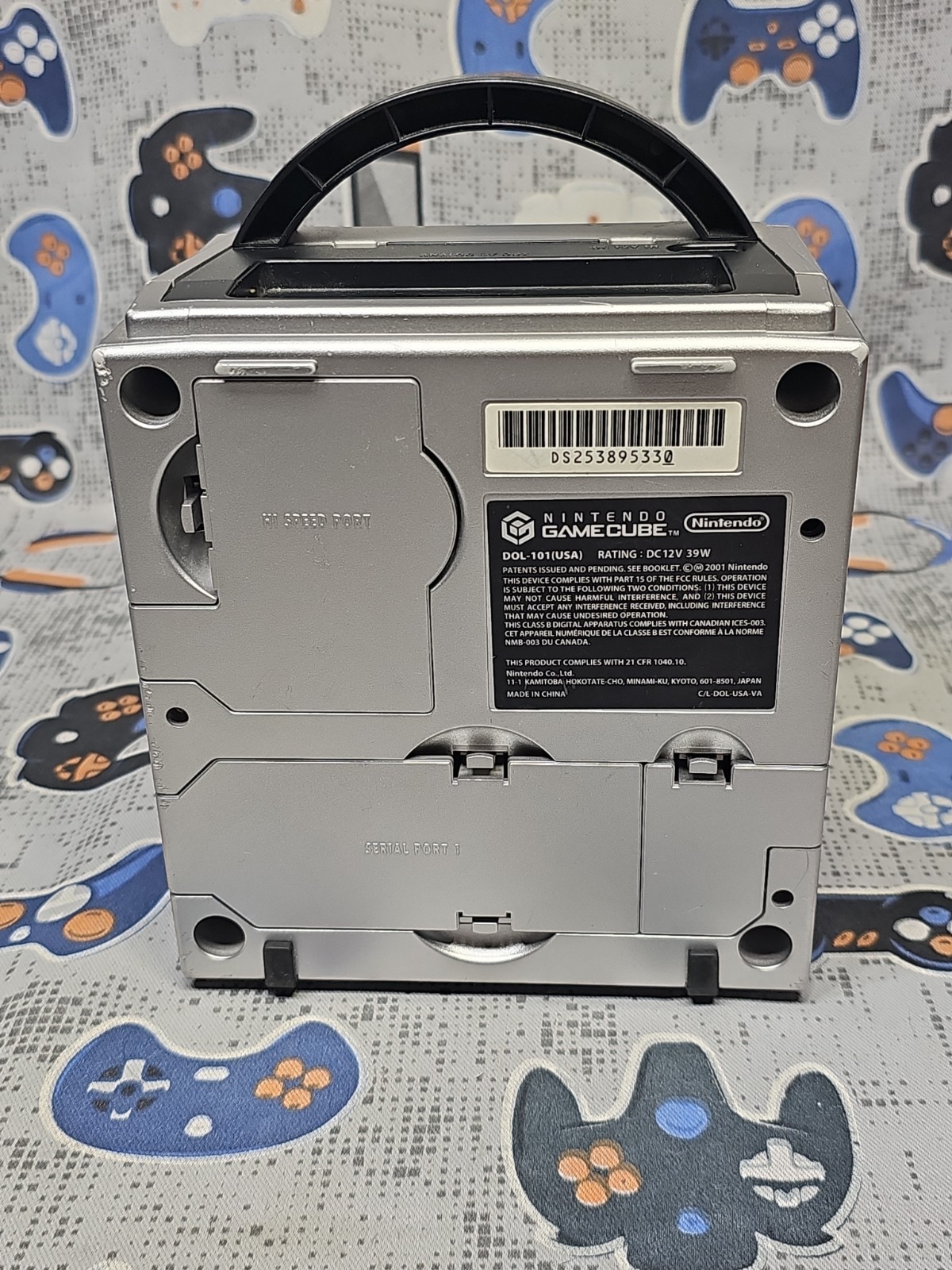 Nintendo GameCube Silver – DOL-101 USA w/Controller & Cords CONDITION TESTED #2