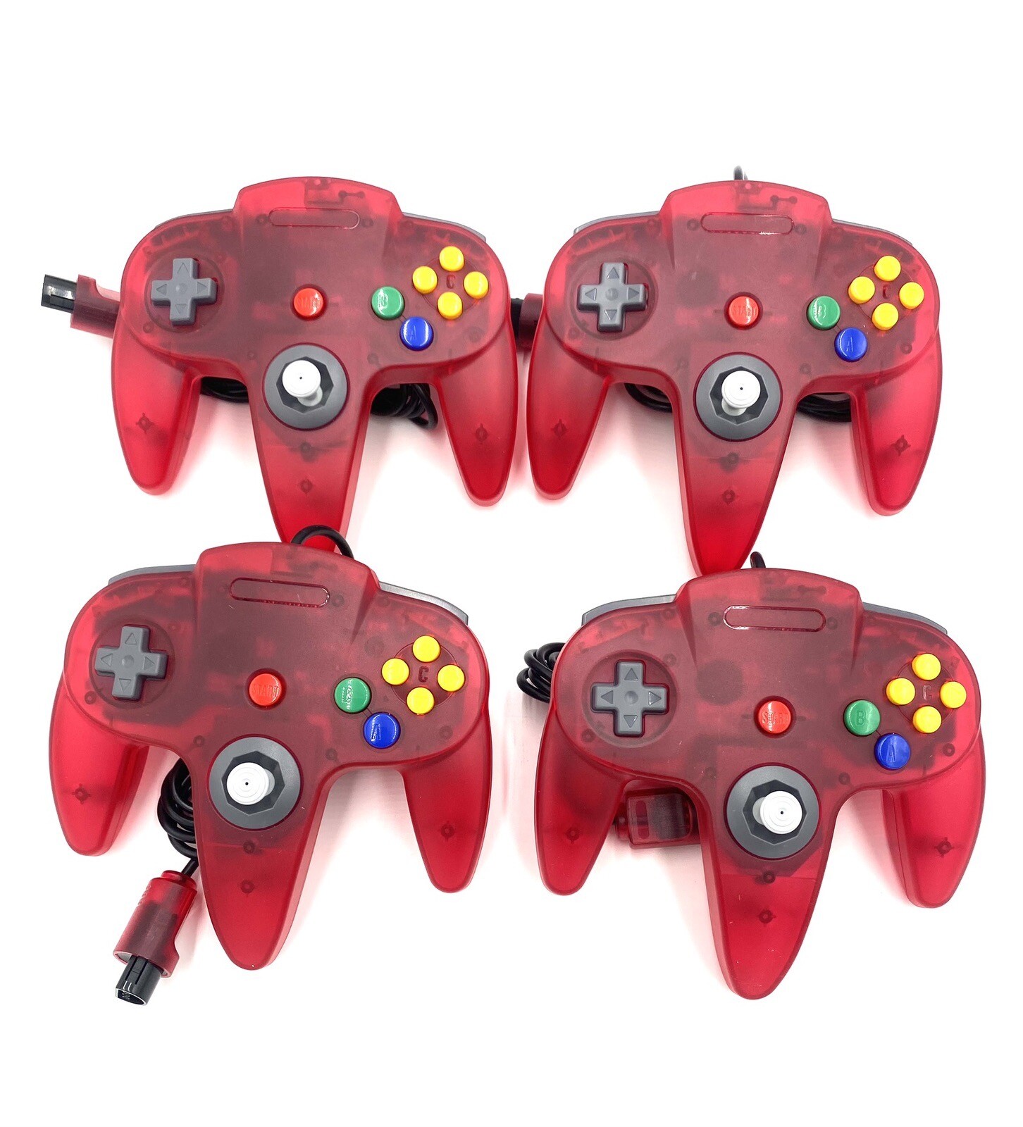 Nintendo 64 Console Various Colors Region Free + Controllers And Wires Bundle