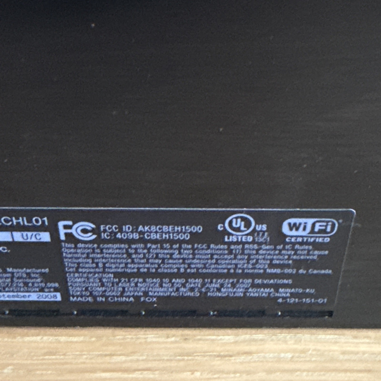 Sony PlayStation 3 PS3 Fat Console Only Untested/Unknown Condition CECHL01