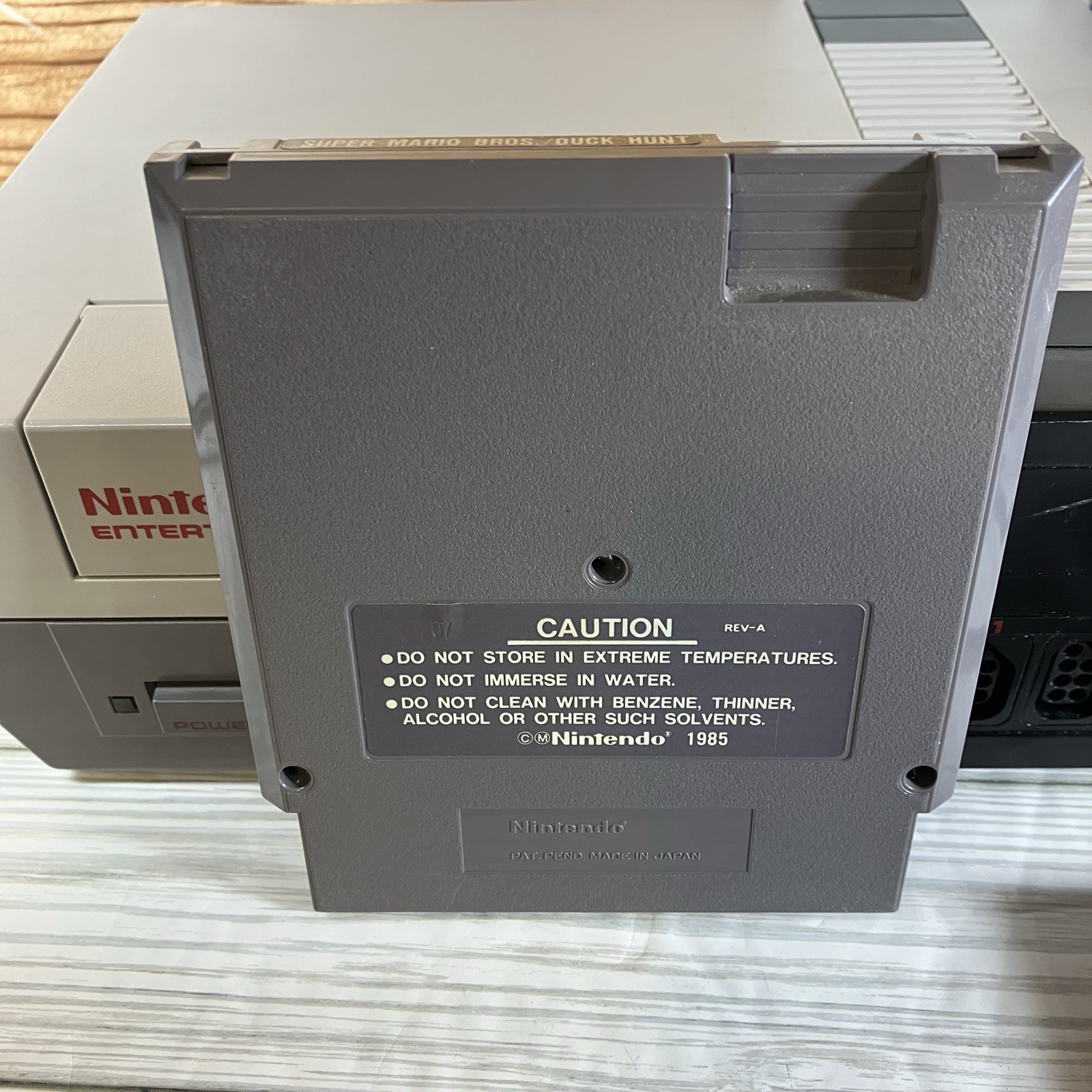 Nintendo NES Action Set Home Console – White/Gray In Box With Foam And Inserts