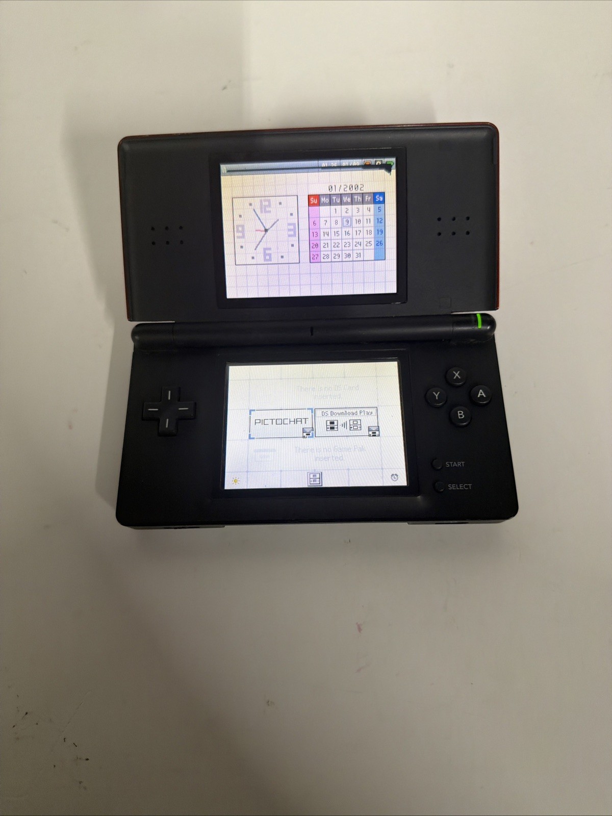 Nintendo DS Lite USG-001 Red & Black Console Bundle *Read Description*