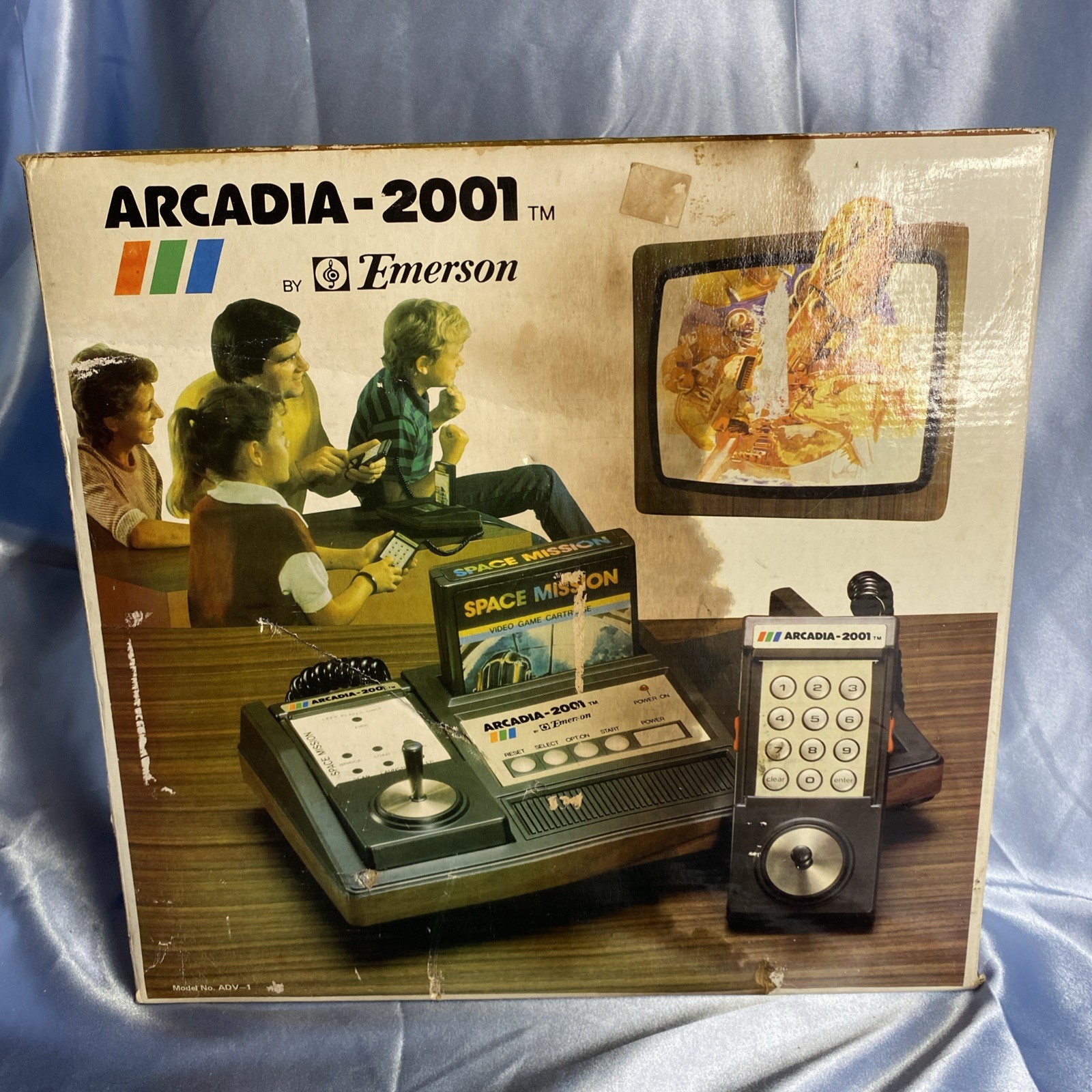 NEW 1982 EMERSON Arcadia 2001 Video Game Console System COMPLETE in Box UNUSED