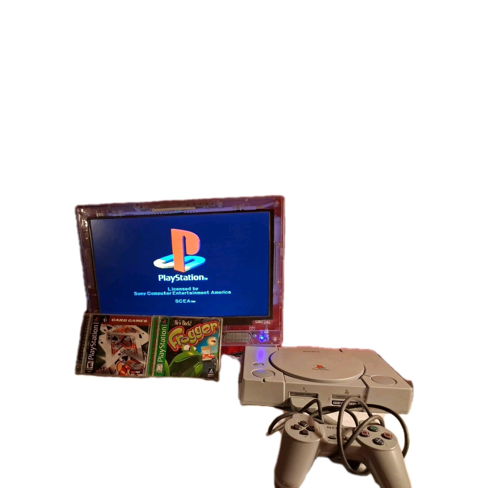 Sony PlayStation 1 Gray Console Tested Works TV Not Included