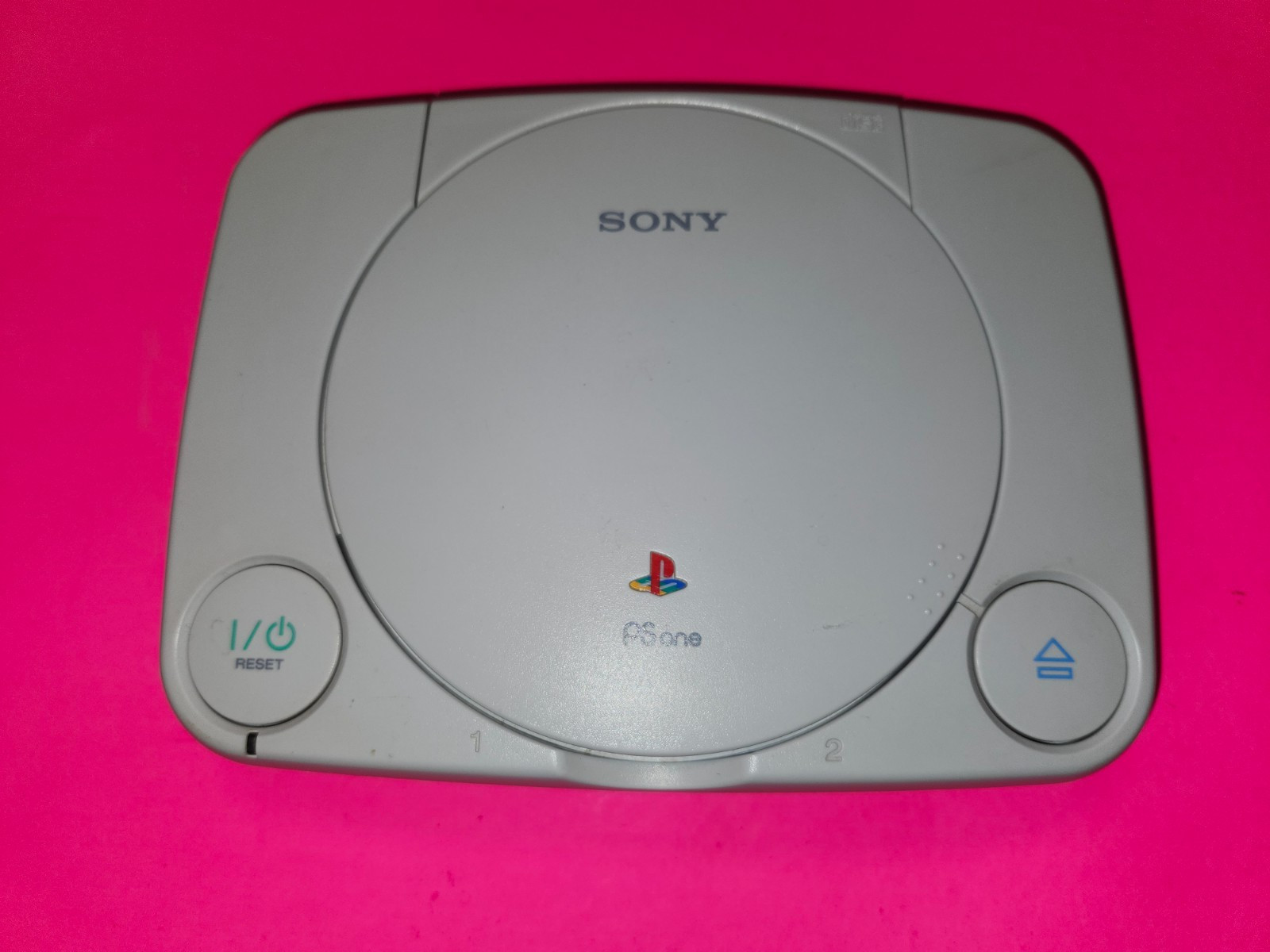 Sony Playstation 1 PS1 PS One Slim Console Bundle 1 Game 1 Controller Tested