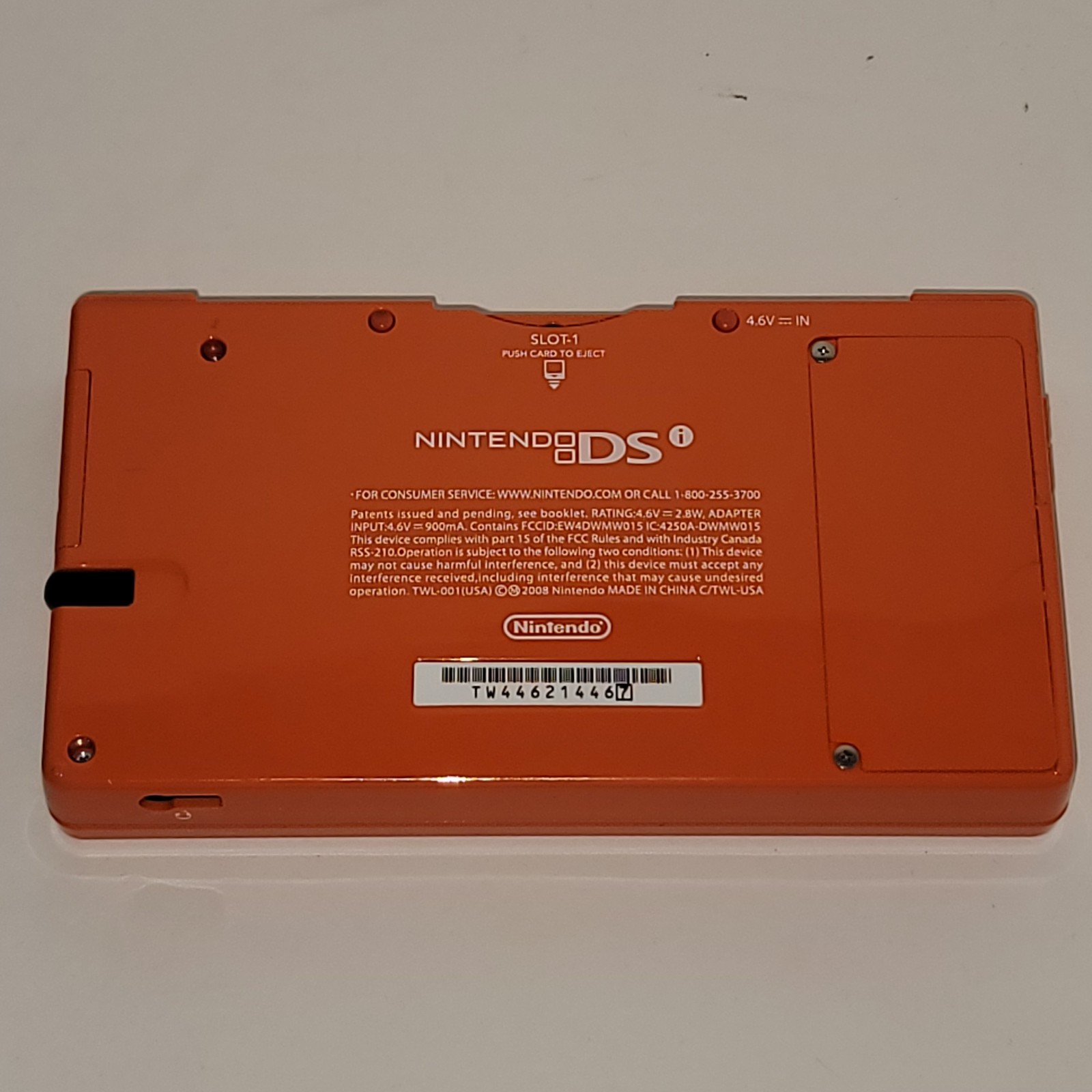 Nintendo DSi Orange Console W/ Sonic Rush Adventure, Stylus, & Charger – READ