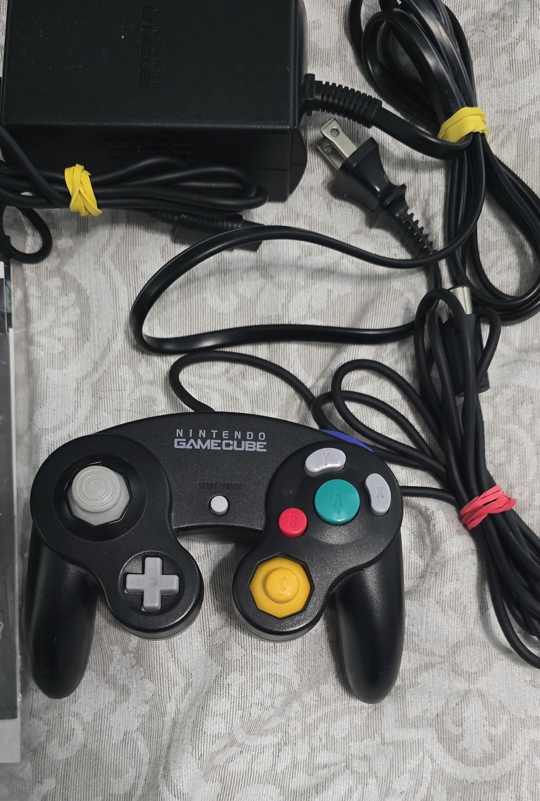 Gamecube Console Complete Plus Memory Card And Protector Tested Cib
